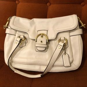 Coach White Campbell Small Bag